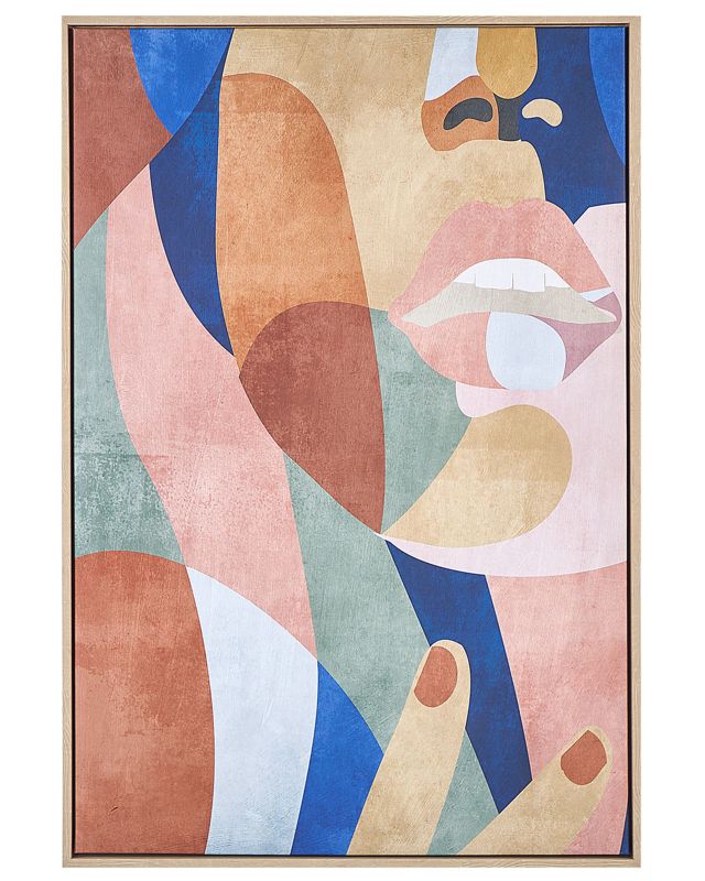 Obraz na płótnie Bitetto Prostokątny 63 x 99 cm Abstrakcyjny Kolorowy 1 szt.