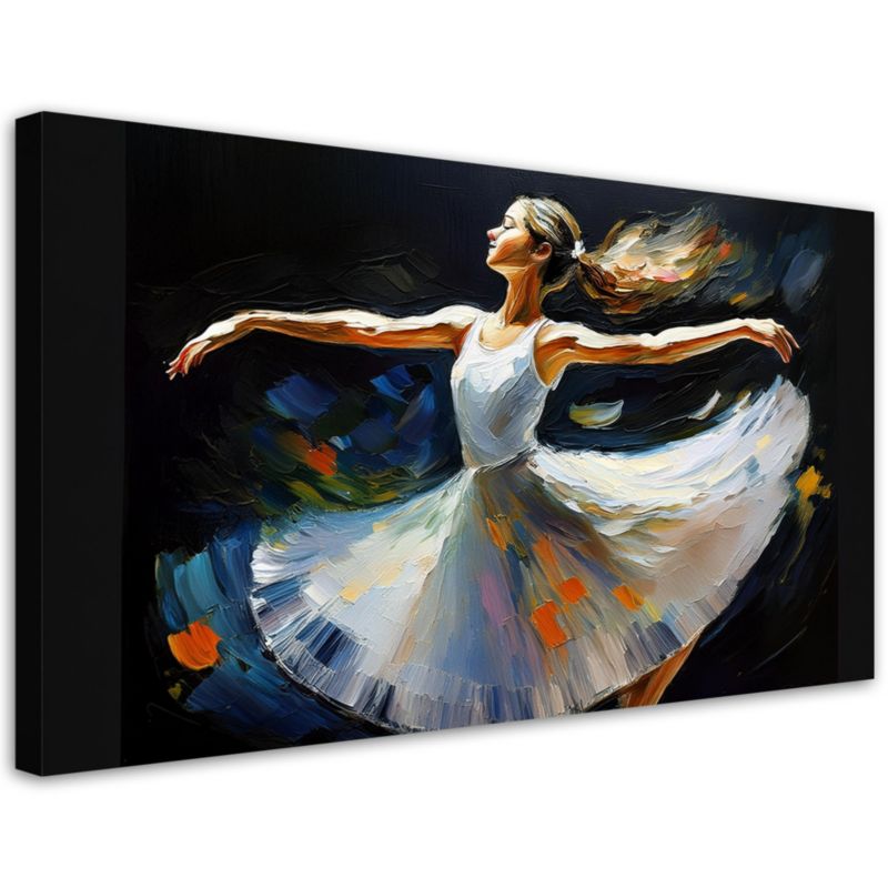 Obraz na płótnie Feeby 100x50cm Baletnica Kobieta Taniec 1 szt.