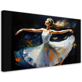 Obraz na płótnie Feeby 100x50cm Baletnica Kobieta Taniec 1 szt.