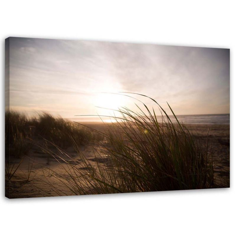 Obraz na płótnie Feeby Plaża - zachód słońca 60x40cm 1szt