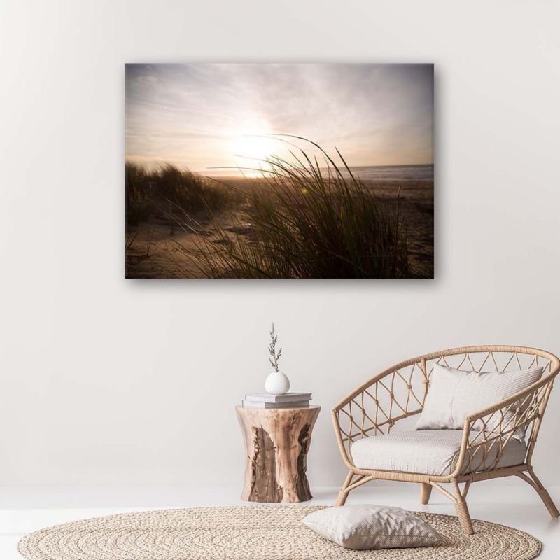 Obraz na płótnie Feeby Plaża - zachód słońca 60x40cm 1szt