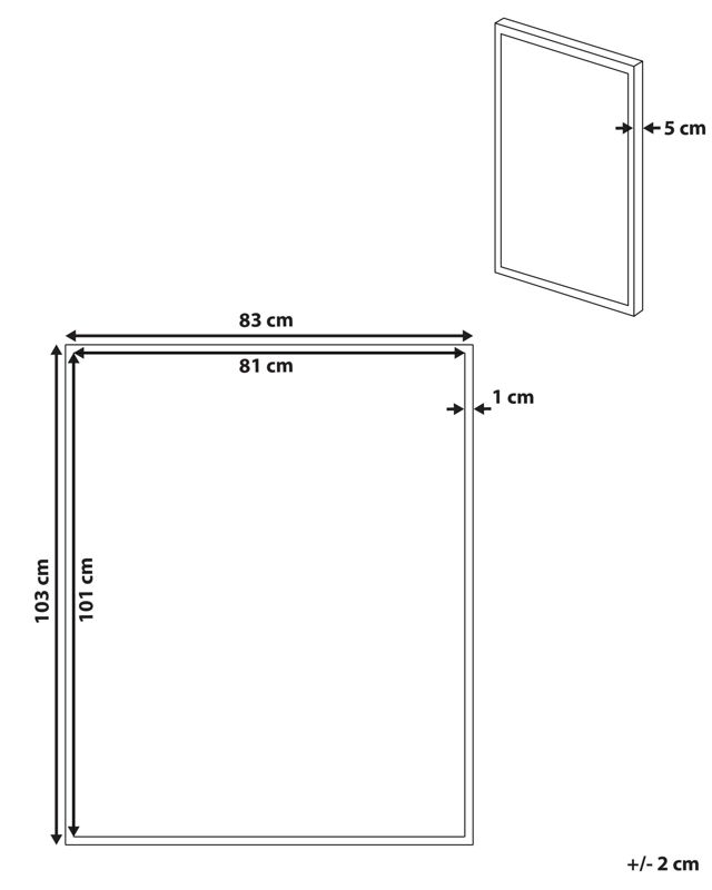 Obraz na płótnie Jesi Prostokątny 83 x 103 cm Abstrakcyjny Szary 1 szt.
