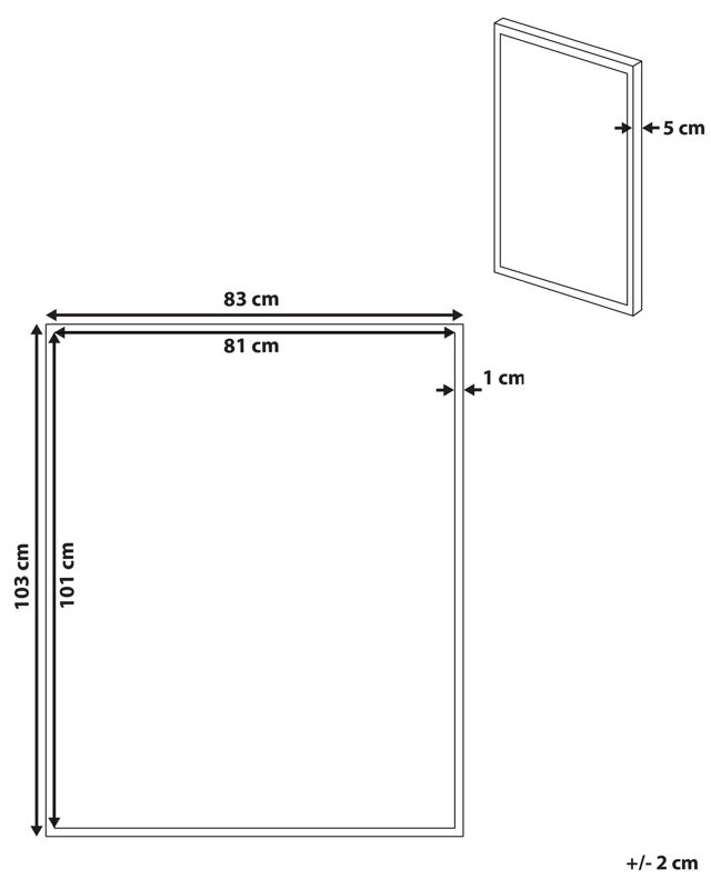 Obraz na płótnie Pulsano Prostokątny 83 x 103 cm Abstrakcyjny Kolorowy 1 szt.
