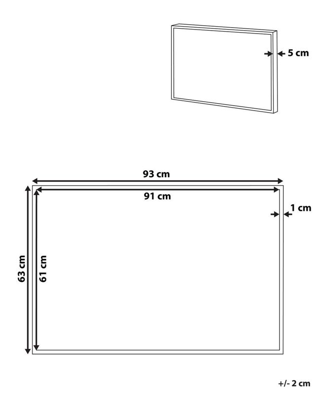 Obraz na płótnie Racale Prostokątny 63 x 93 cm Abstrakcyjny Beżowy 1 szt.