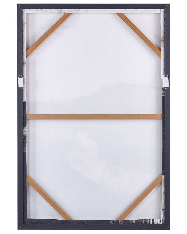 Obraz na płótnie Statte Prostokątny 63 x 93 cm Abstrakcyjny Czarny 1 szt.