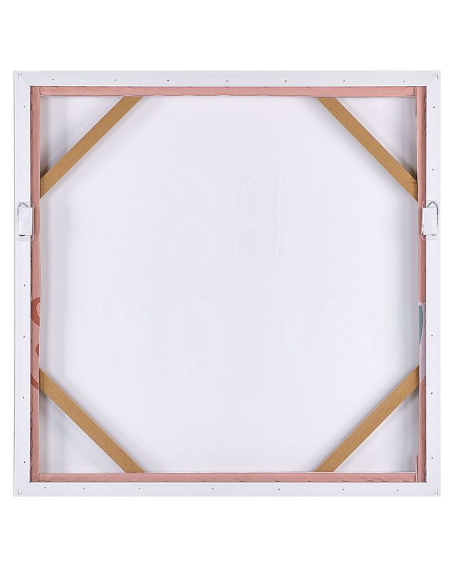 Obraz na płótnie Taurisano Kwadratowy 63 x 63 cm Dziecięcy Różowy 1 szt.