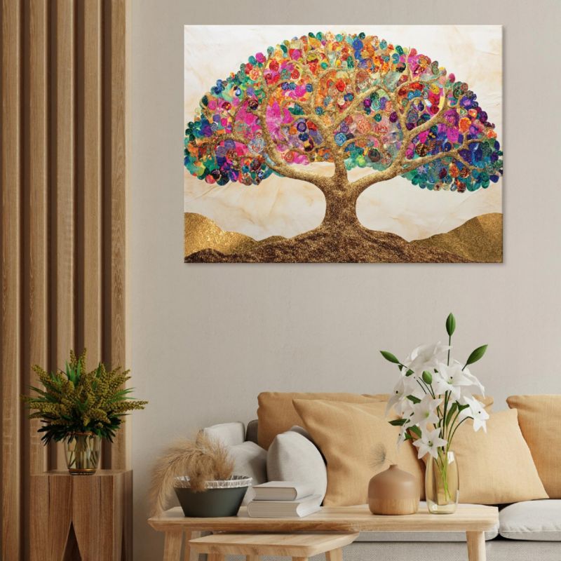 Obraz Na Płótnie WALLARENA 100x70 cm Do Salonu Sypialni Kuchni Abstrakcja 1 szt.