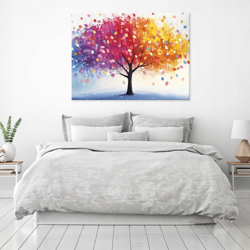 Obraz Na Płótnie WALLARENA 100x70 cm Do Sypialni Salonu Abstrakcja 1 szt.