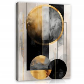 Obraz Na Płótnie WALLARENA 100x70 cm Do Sypialni Salonu Abstrakcja Art Deco 1 szt.