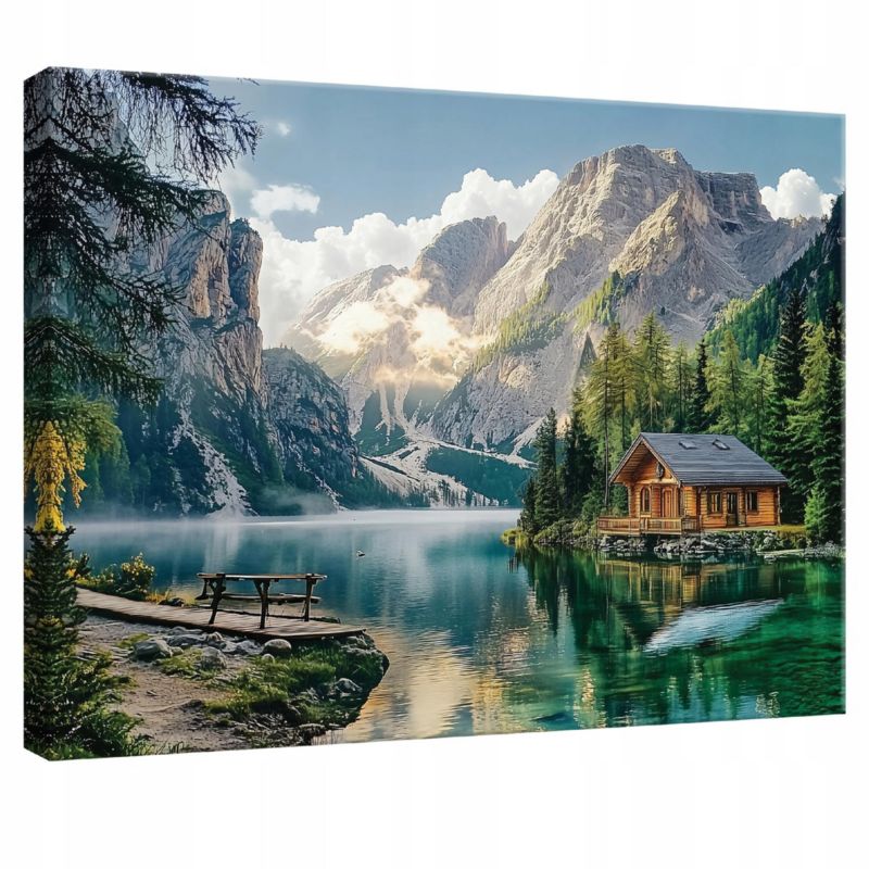 Obraz Na Płótnie WALLARENA 100x70 cm Do Sypialni Salonu Kuchni Góry Natura 1 szt.