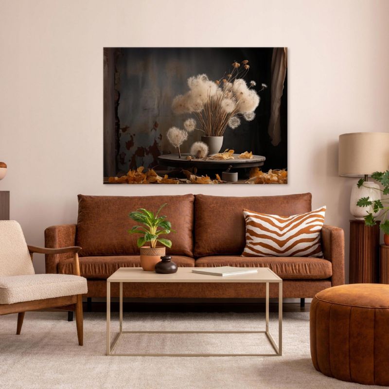 Obraz Na Płótnie WALLARENA 120x80 cm Do Salonu Sypialni Kuchni Kwiaty W Wazonie 1 szt.