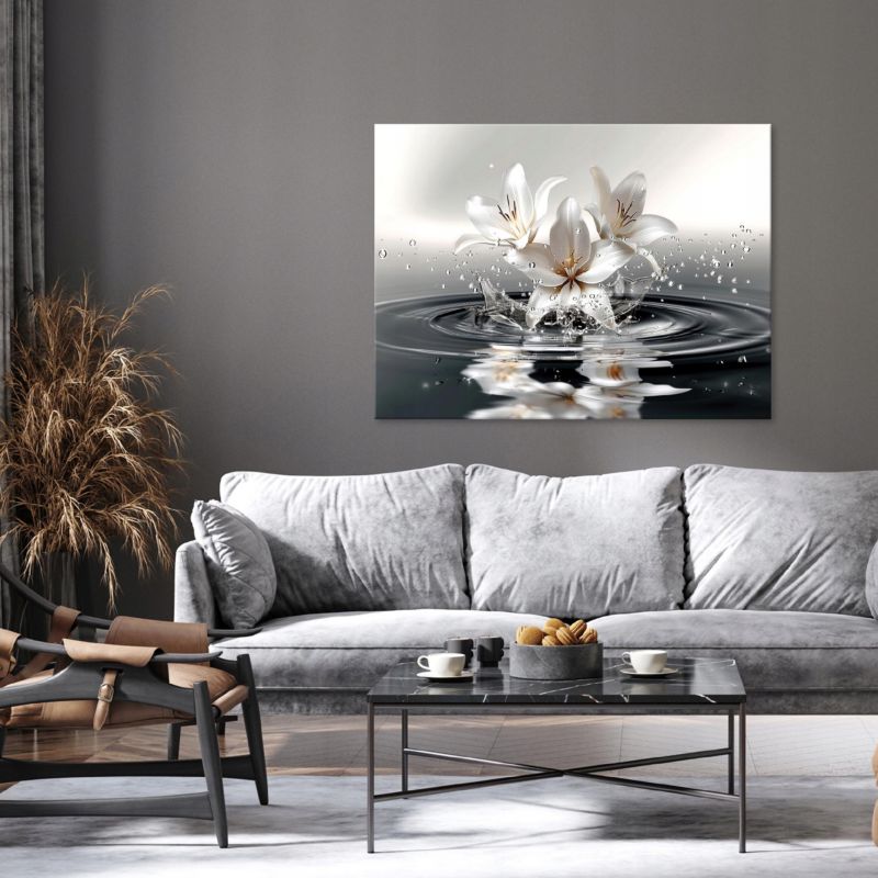 Obraz Na Płótnie WALLARENA 60x40 cm Do Sypialni Salonu Kuchni Kwiaty 1 szt.