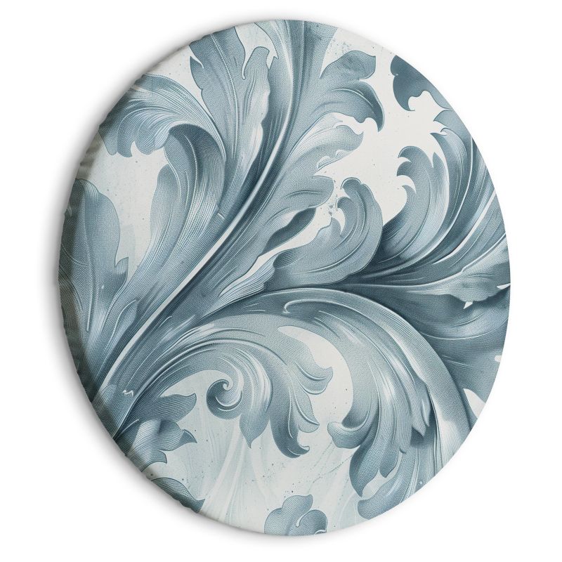 Obraz owalny Artgeist Kamienne ornamenty 60 x 60 cm płótno włoskie 1 szt