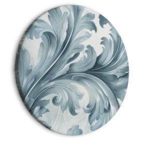 Obraz owalny Artgeist Kamienne ornamenty 80 x 80 cm płótno włoskie 1 szt