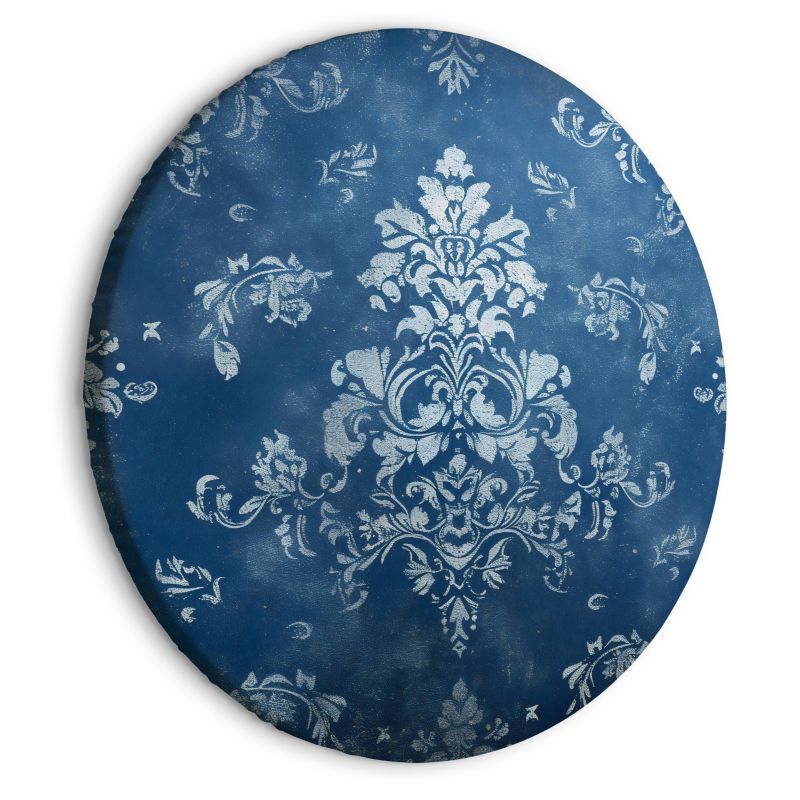 Obraz owalny Artgeist Ornament retro 60 x 60 cm płótno włoskie 1 szt