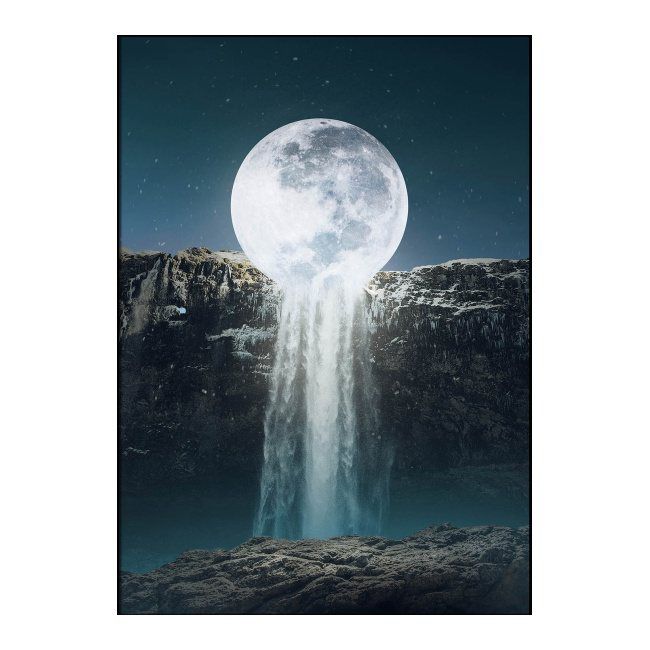 Obraz Space Moonfall 50 x 70 cm