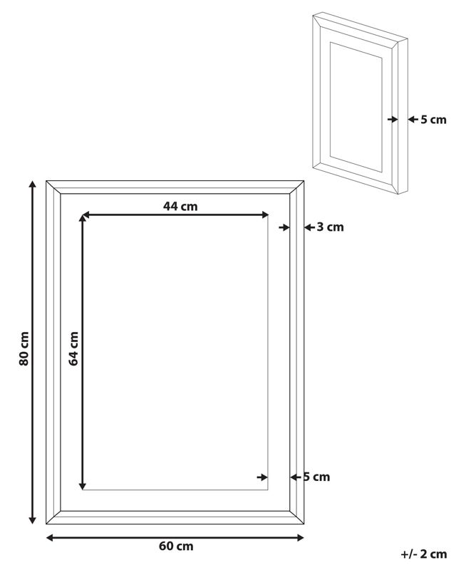Obraz w ramie Balala Prostokątny 60 x 80 cm Zwierzęcy Różowy 1 szt.
