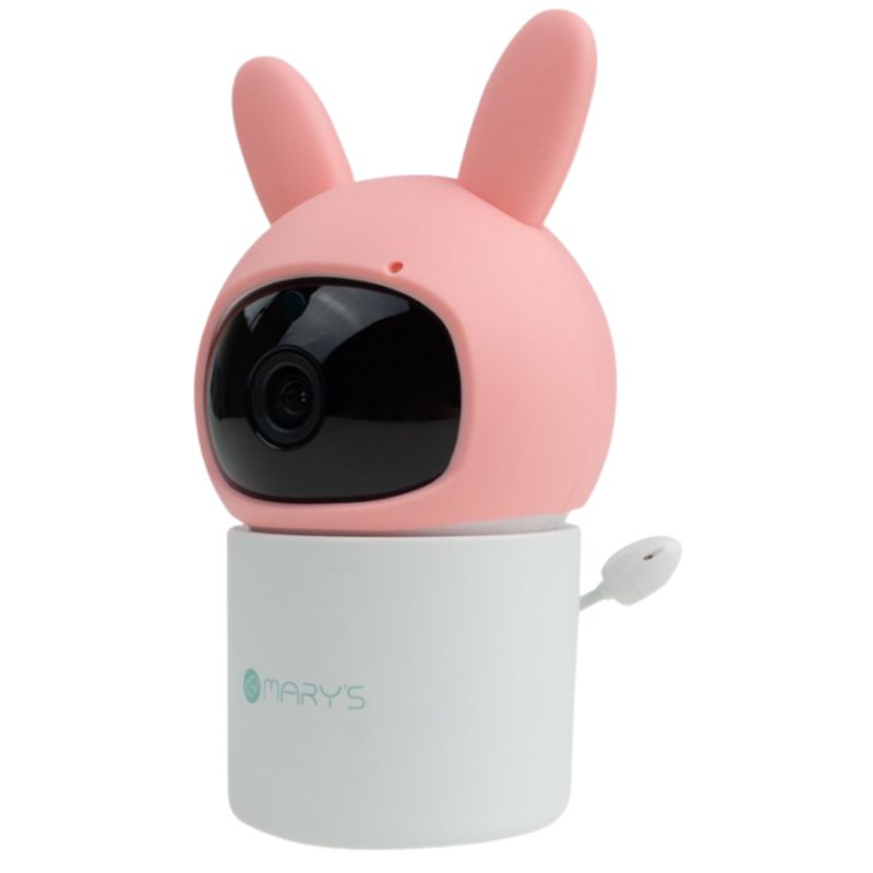 Obrotowa Niania Kamera Elektroniczna Królik Różowy Wifi  Eco Light Mary's 1szt.