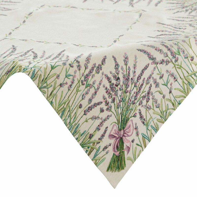 Obrus Gobelinowy 129/Nat EUROFIRANY 100X100 Cm Lawenda 1 szt.