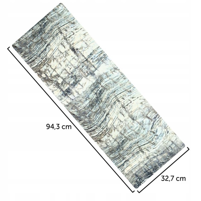 Obrus KADAX Plamoodporny Bieżnik Na Stół Filc 95x33 cm Szary 1 szt.