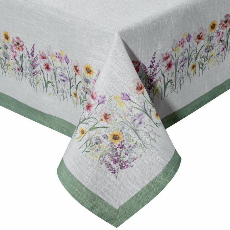 Obrus SUMMER9 Eurofirany 140 x 220 cm z kolorowym motywem kwiatowym 1szt.