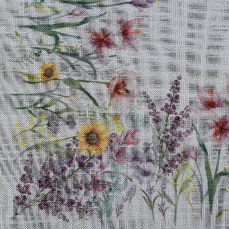 Obrus SUMMER9 Eurofirany 140 x 220 cm z kolorowym motywem kwiatowym 1szt.