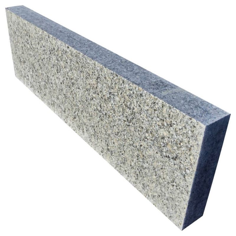 Obrzeże granitowe Tiles G602 8x30x100 cm góra + bok płomieniowany (blok schodowy) 1 szt.