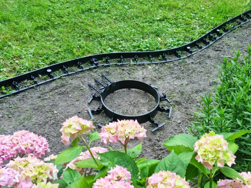 Obrzeże ogrodowe Stella Garden trawnikowe 6 cm 40 m +150 kotew eko 1 zestaw