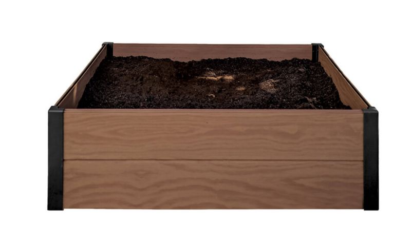 Obrzeże ogrodowe Warzywniak Keter Maple Square 106x106x32cm Brązowy 1 szt.