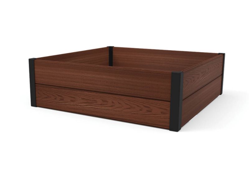 Obrzeże ogrodowe Warzywniak Keter Maple Square 106x106x32cm Brązowy 1 szt.