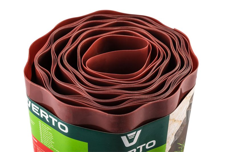 Obrzeże trawnika VERTO 20 cm x 9 m, brązowe 1 szt