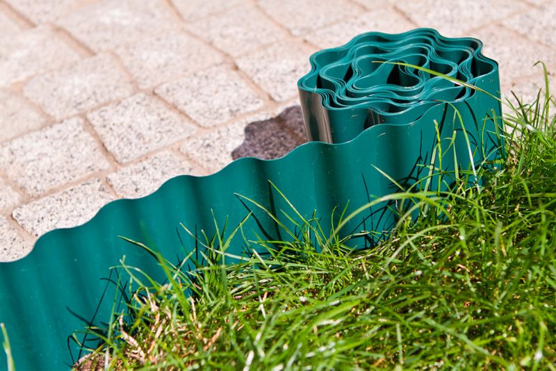 Obrzeże trawnika VERTO 20 cm x 9 m, zielone 1 szt