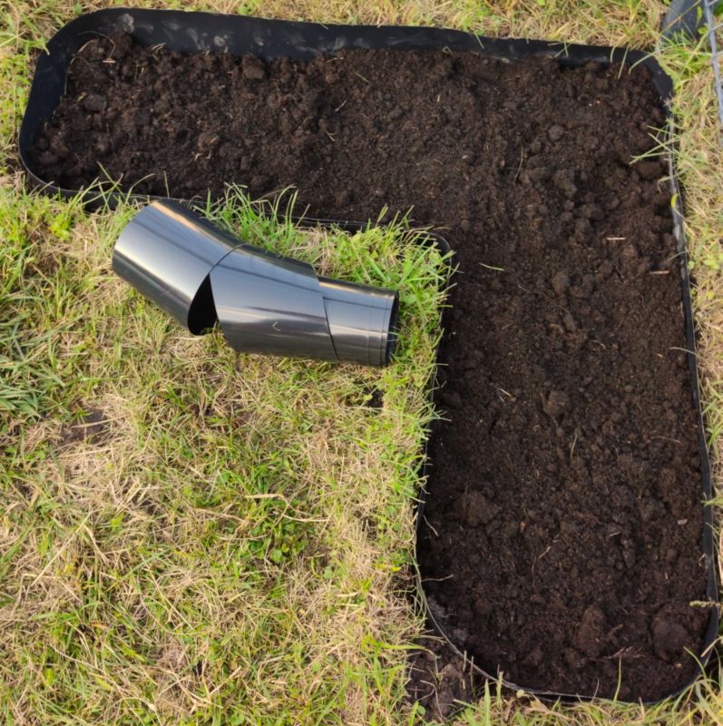 Obrzeże Trawnikowe Ogrodowe Palisada SORTON 20 cm x 50 m szare 1 szt.