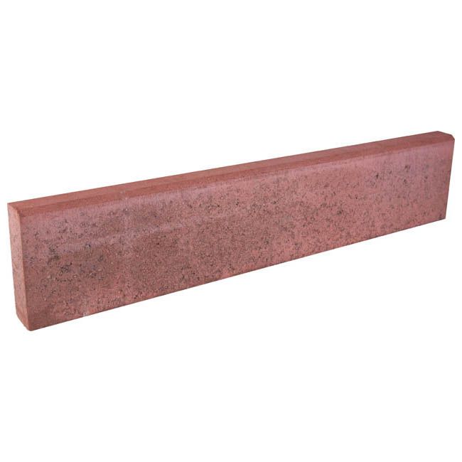 Obrzeże trawnikowe Polbruk 20 x 6 x 100 cm czerwone