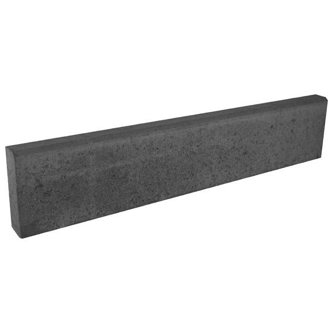Obrzeże trawnikowe Polbruk 20 x 6 x 100 cm grafitowe