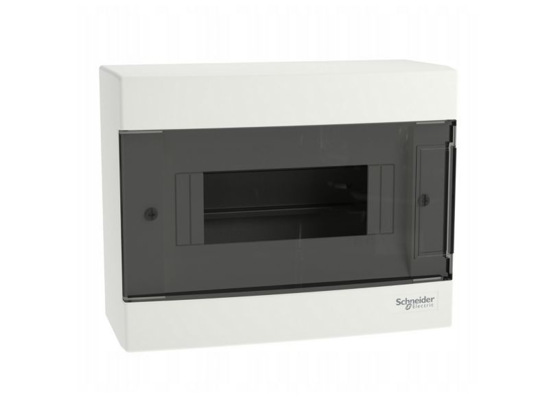 Obudowa natynkowa Schneider Easy9 EU IP40 EZ9EU-1-8-NT-T drzwi transparentne 1/8  1 szt.