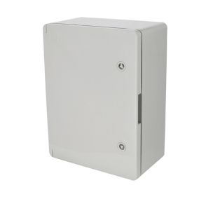 Obudowa standardowa ABS 300x400x170 HOROZ z ocynkowaną płytą montażową (nieprzezroczysta)