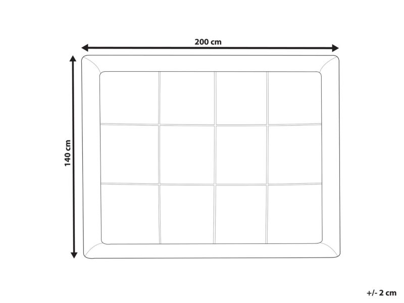 Ochraniacz na materac Aizkorri 140 x 200 cm 1 szt.