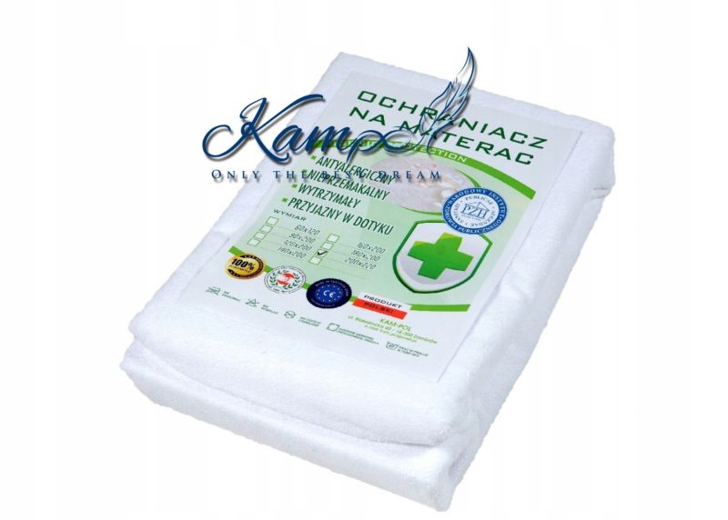 Ochraniacz na materac Kam-Pol 80x180 wodoodporny gruby różowy 1 szt.