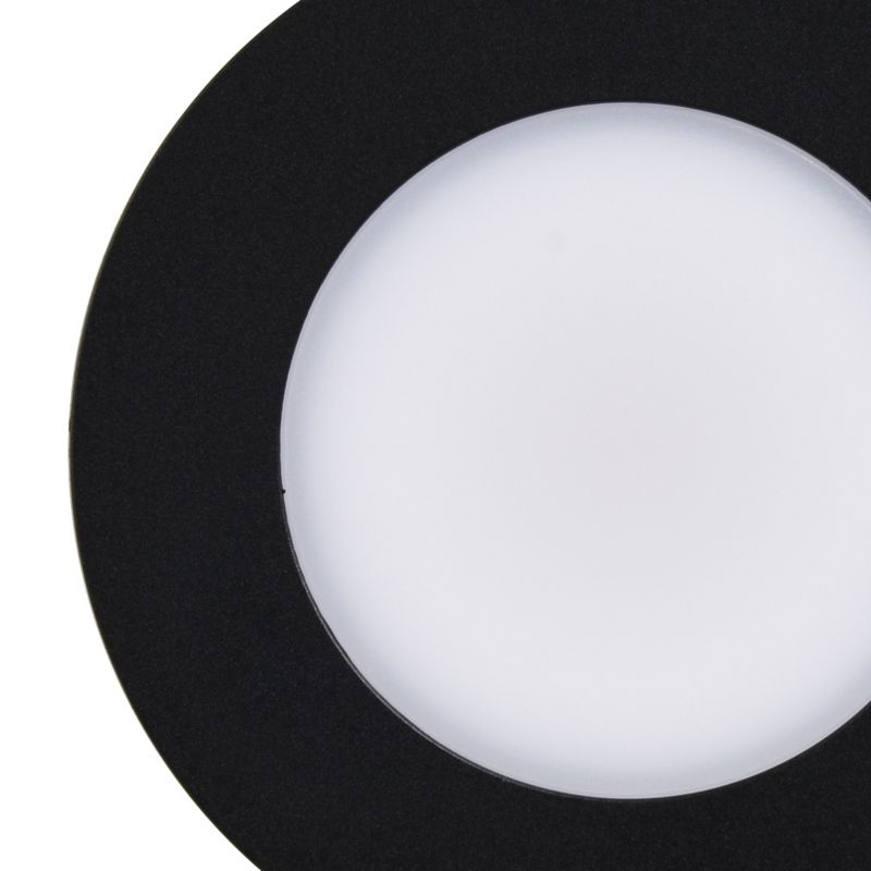 Oczko GoodHome Leavitt 300 lm IP44 2700 K czarne 3 szt.
