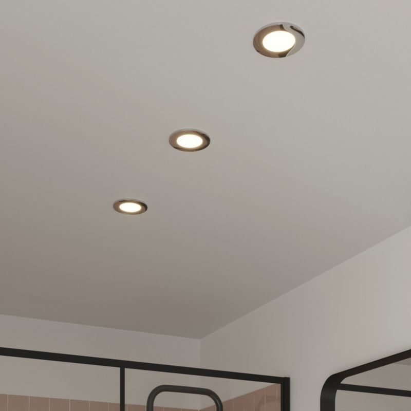 Oczko GoodHome Leavitt 345 lm IP44 4000 K srebrne 3 szt.