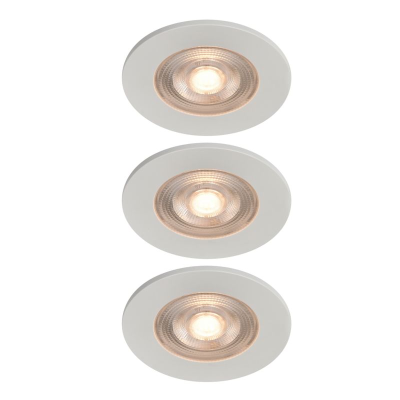 Oczko GoodHome Ostwald 250 lm 2700 K białe 3 szt.