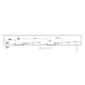 Oczko kwadratowe LED Colours Octave 380 lm 4000 K srebrne