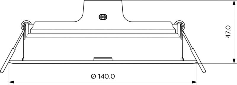 Oczko LED Philips Meson 1240 lm 3000 K białe