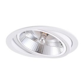 Oczko podtynkowe Light Prestige Nero ruchome białe 1 x GU10 1 szt.