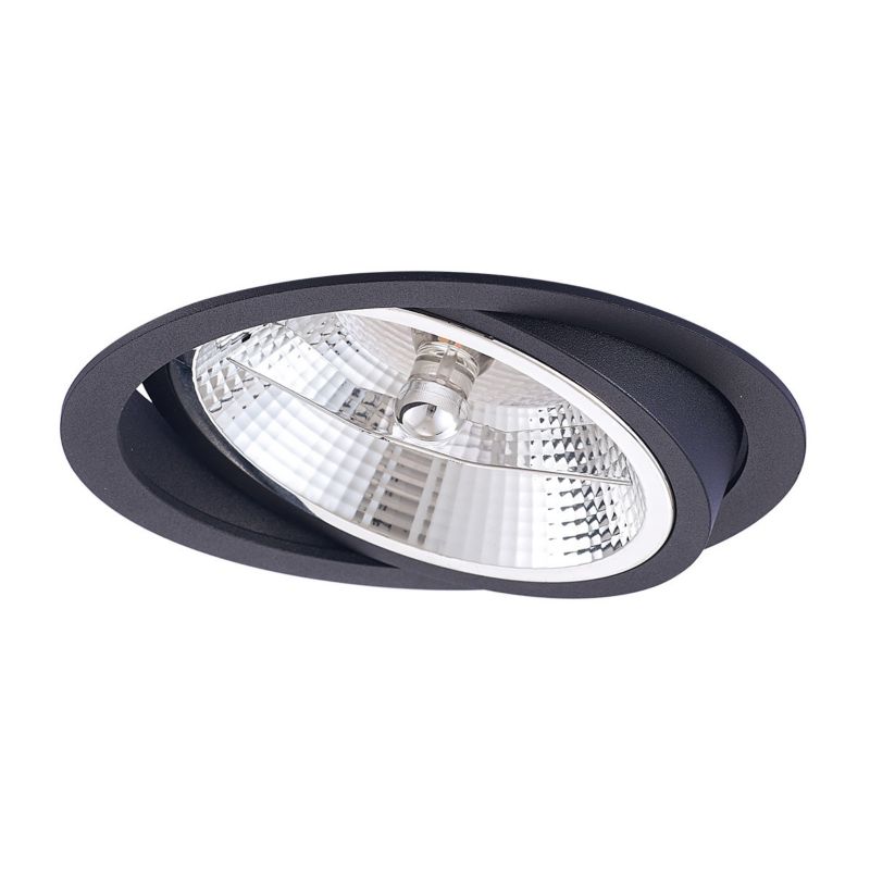 Oczko podtynkowe Light Prestige Nero ruchome czarne 1 x GU10 1 szt.