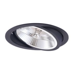 Oczko podtynkowe Light Prestige Nero ruchome czarne 1 x GU10 1 szt.
