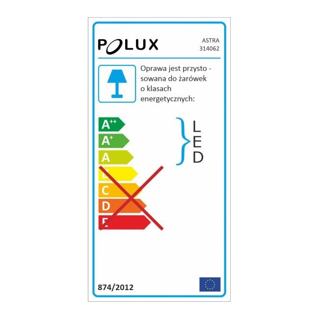 Oczko ruchome natynkowe Polux Astra GU10 białe