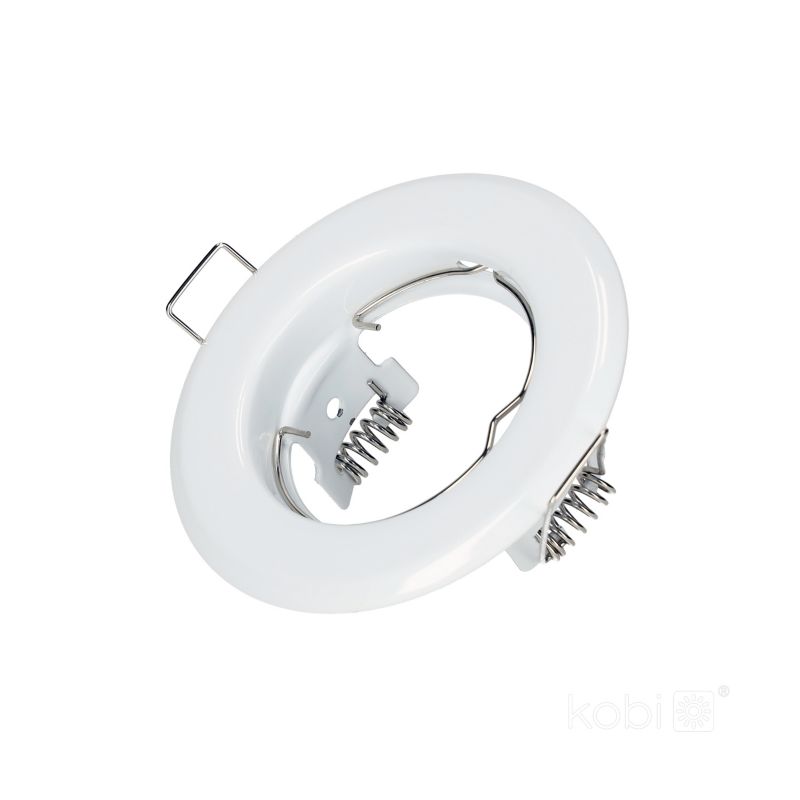Oczko sufitowe białe okrągłe 1xGU10 50W OH14 Kobi 1 szt.
