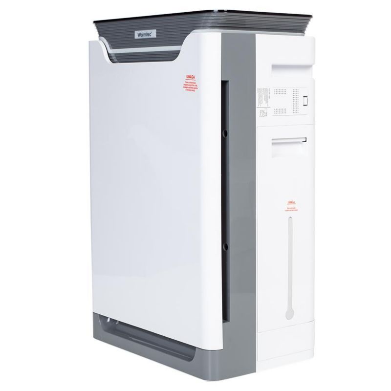 Oczyszczacz powietrza Warmtec dla alergików do 80m² 8 etapowy WiFi lampa UV AP350W+ 1szt.